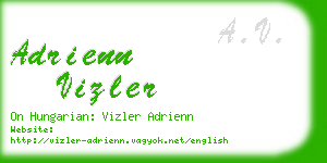 adrienn vizler business card